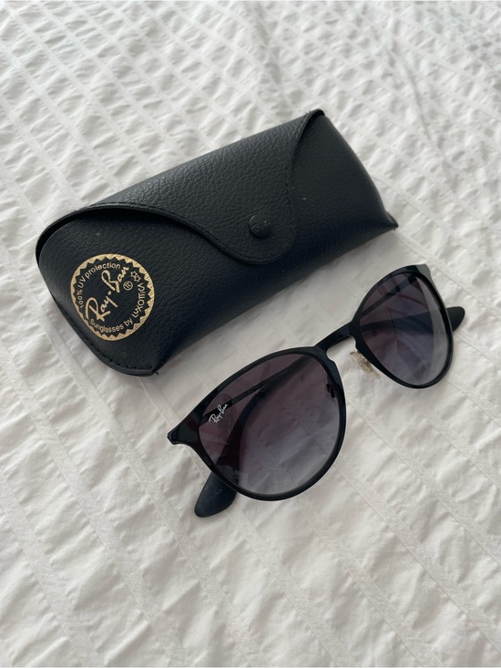 Ray-Ban Accessories - Ray-Ban Erika Sunglasses Polished Black Grey Gradient RB3539 002/8G 54-19
